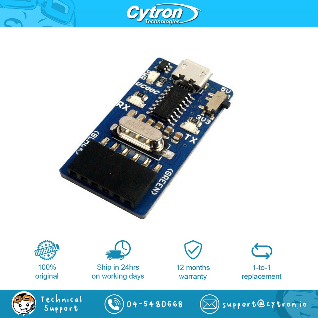Cytron Low Cost USB to UART Converter UC00C CH340