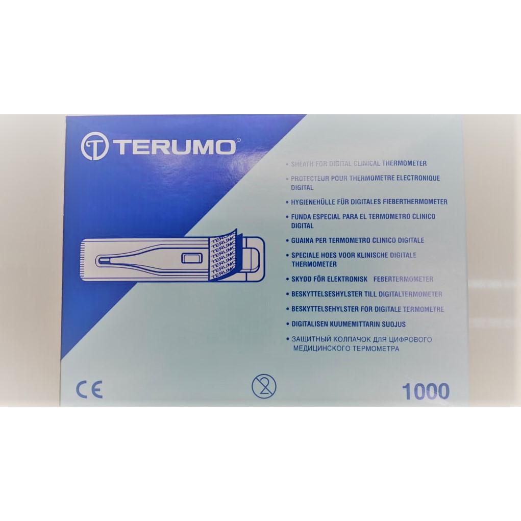 DISPOSABLE TERUMO THERMOMETER SHEATH 100 PIECES EXP 2024/08 PGMall