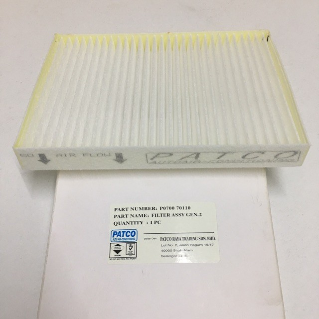 Proton GEN 2 / Persona / Patco Air Cond Filter | Shopee Malaysia