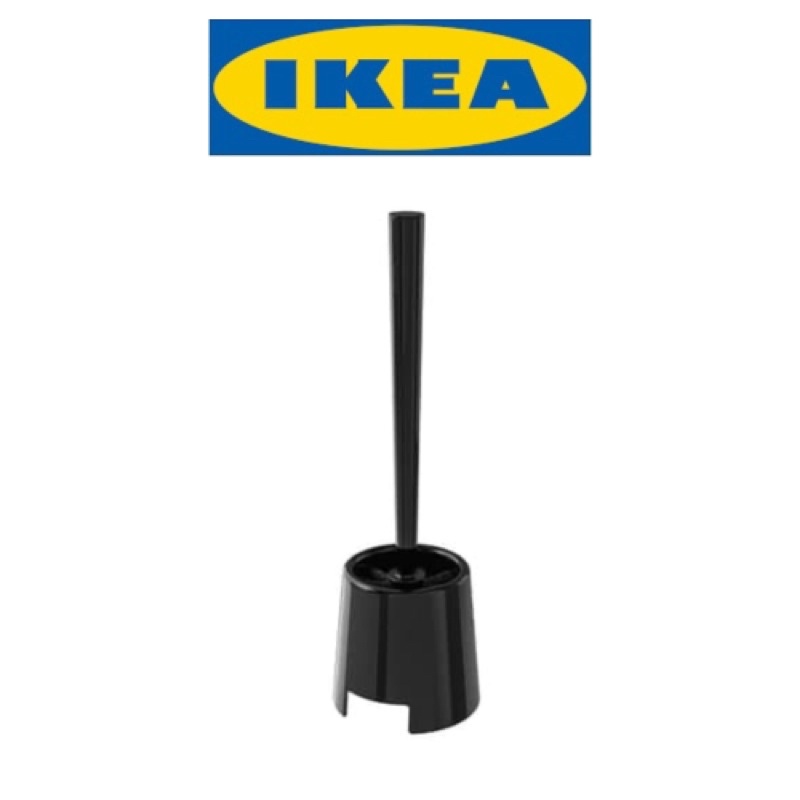 BOLMEN Toilet brush/holder, black - IKEA