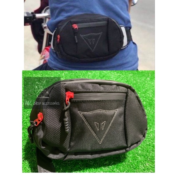 Deinese pouch bag Belt bag waist Bag Big 5L Small 3L Motorcycle Riding gear Dainese Shopee Malaysia