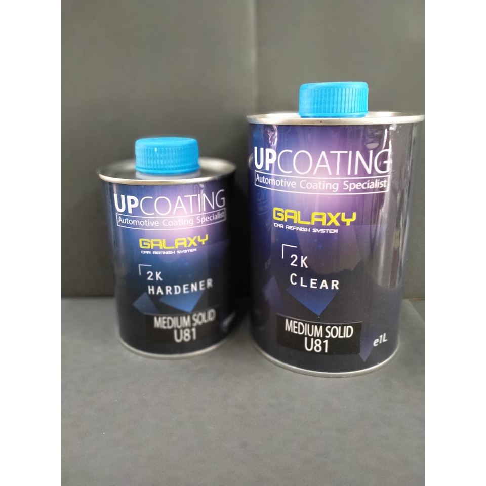 UPCOATING Clear Hardener GALAXY SET ( 2K CLEAR MEDIUM SOLID & 2K