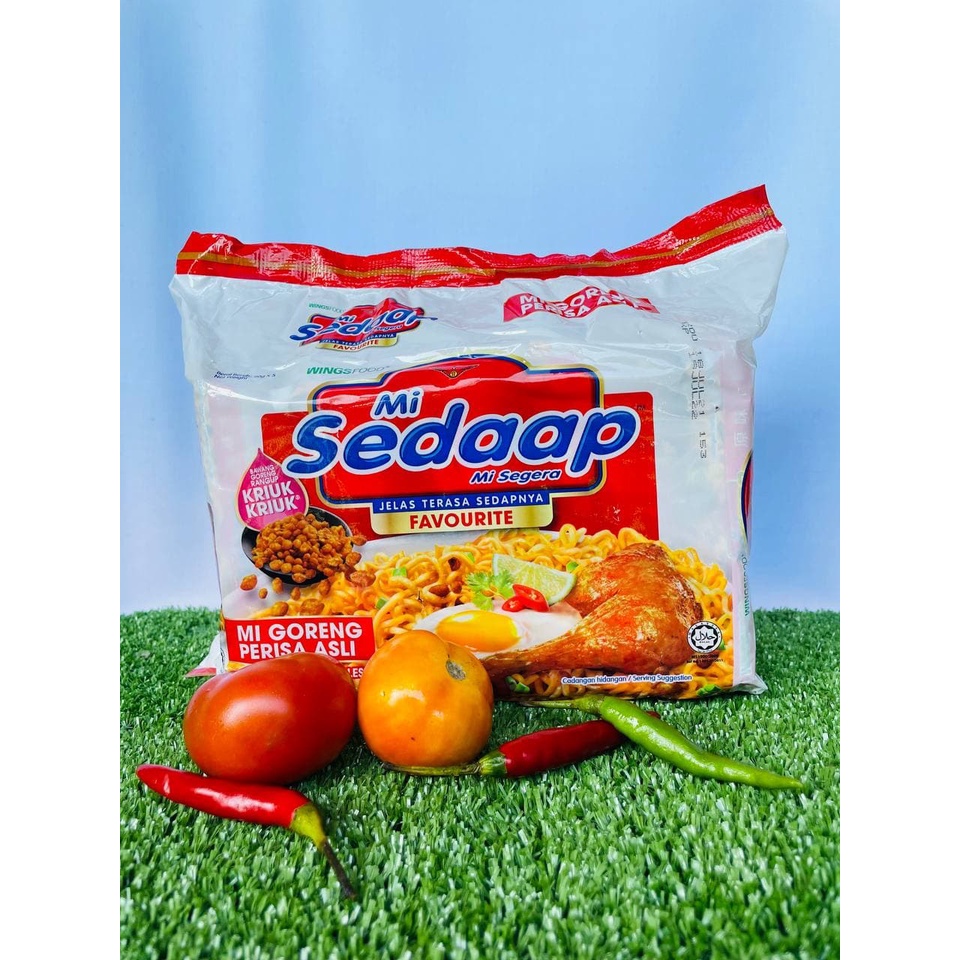 Ready Stock Mi Sedaap Instant Fried Noodle Original Flavour Perisa