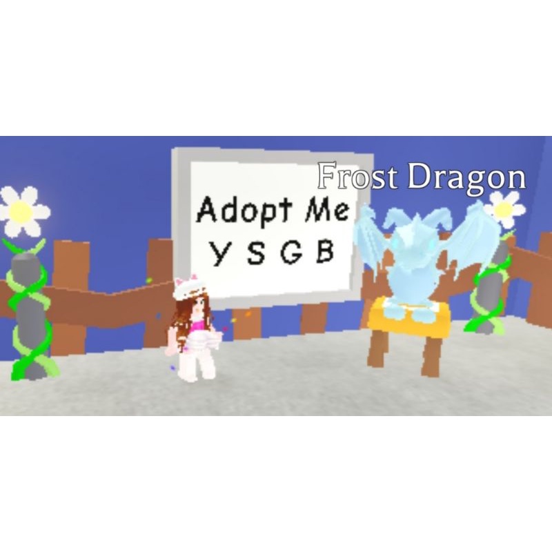 FROST DRAGON Pet Adopt Me Roblox (FR/NFR) | Shopee Malaysia