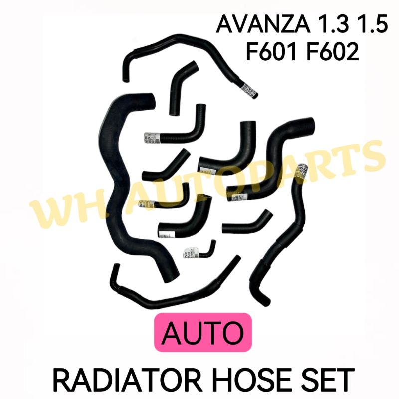 TOYOTA AVANZA 1.3 1.5 F601 F602 RADIATOR HOSE SET (13PCS) | Shopee Malaysia