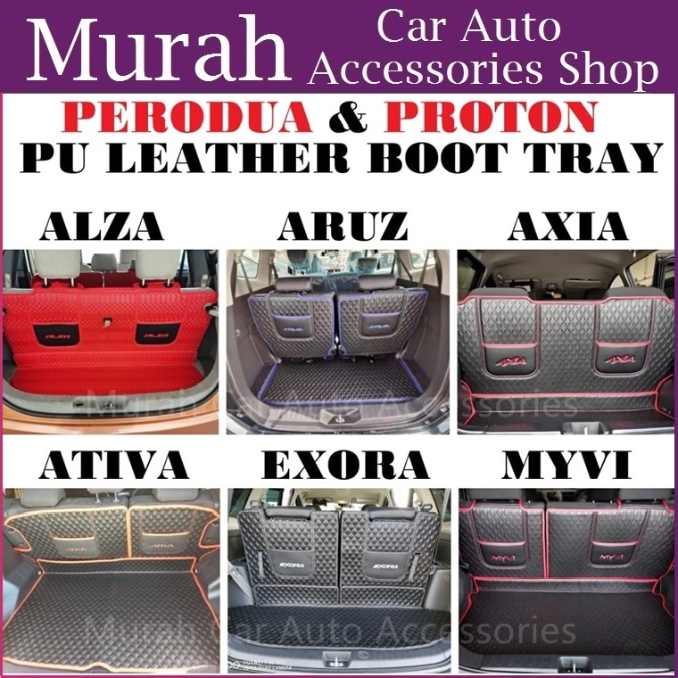 Perodua ATIVA Axia Alza Myvi Aruz X70 Exora Xpander Pu Leather Rear ...