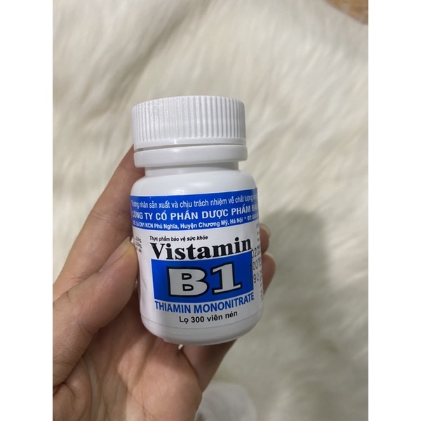 Bottle Of 300 VISTAMIN B1 Tablets Supplements Vitamin B1, Improves B ...