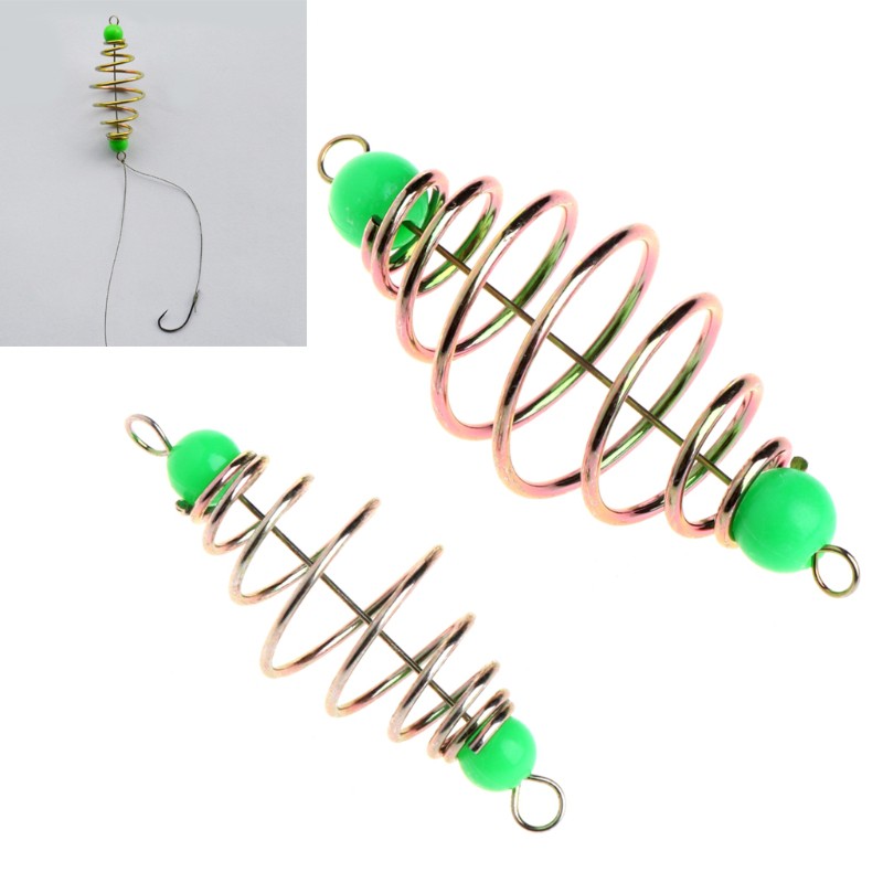 fishing bait spring lure inline hanging tackle stainless steel feeder Carp Baits Cage, Fish Feeder with Holder, Methods Fishings Baits Hook Rigs Set Sinkers Cage Feeder Tackle Fishing Sinkers Weights : Sports & Outdoors Stainless Steel Carp Bait Holder