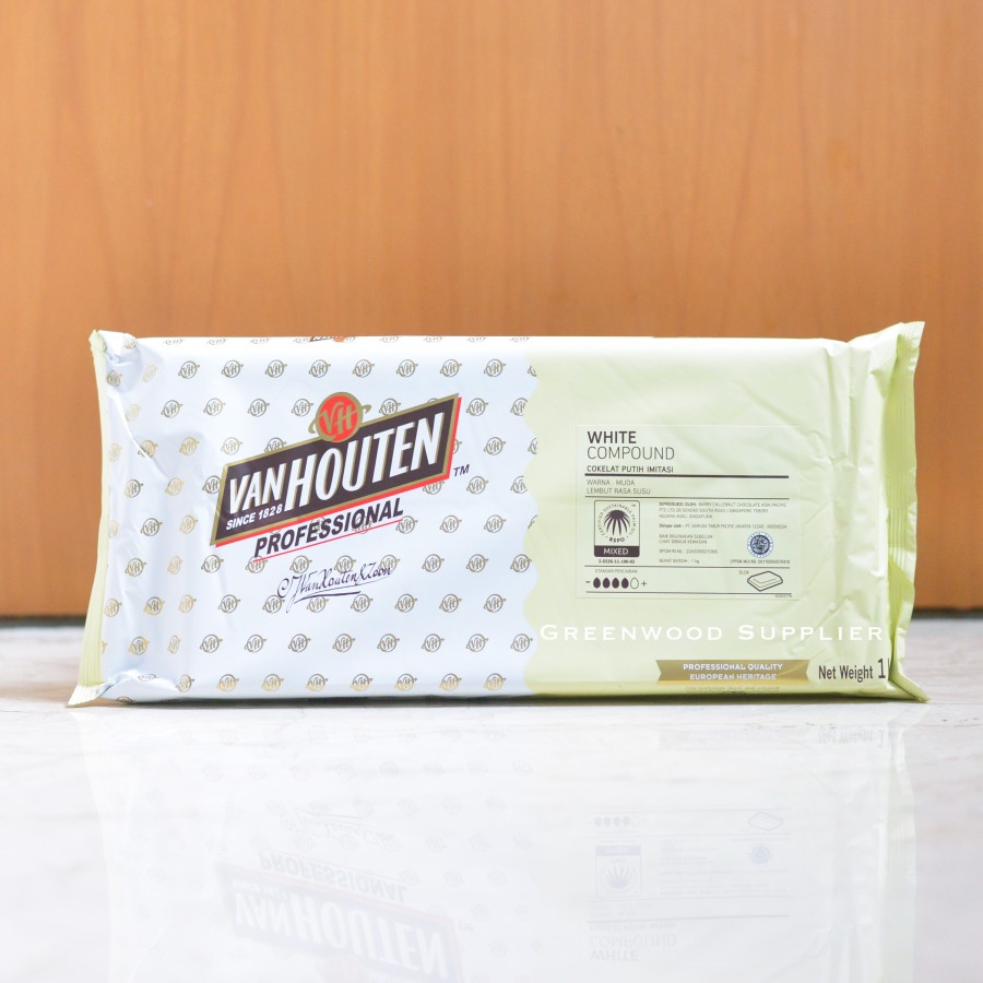 Van Houten White Compound Chocolate 1kg Professional Shopee Malaysia 1952