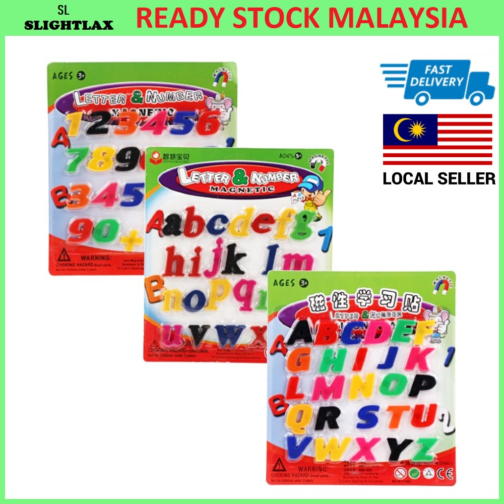 Colorful Alphabet Numbers Letters Fridge Children Early Learning