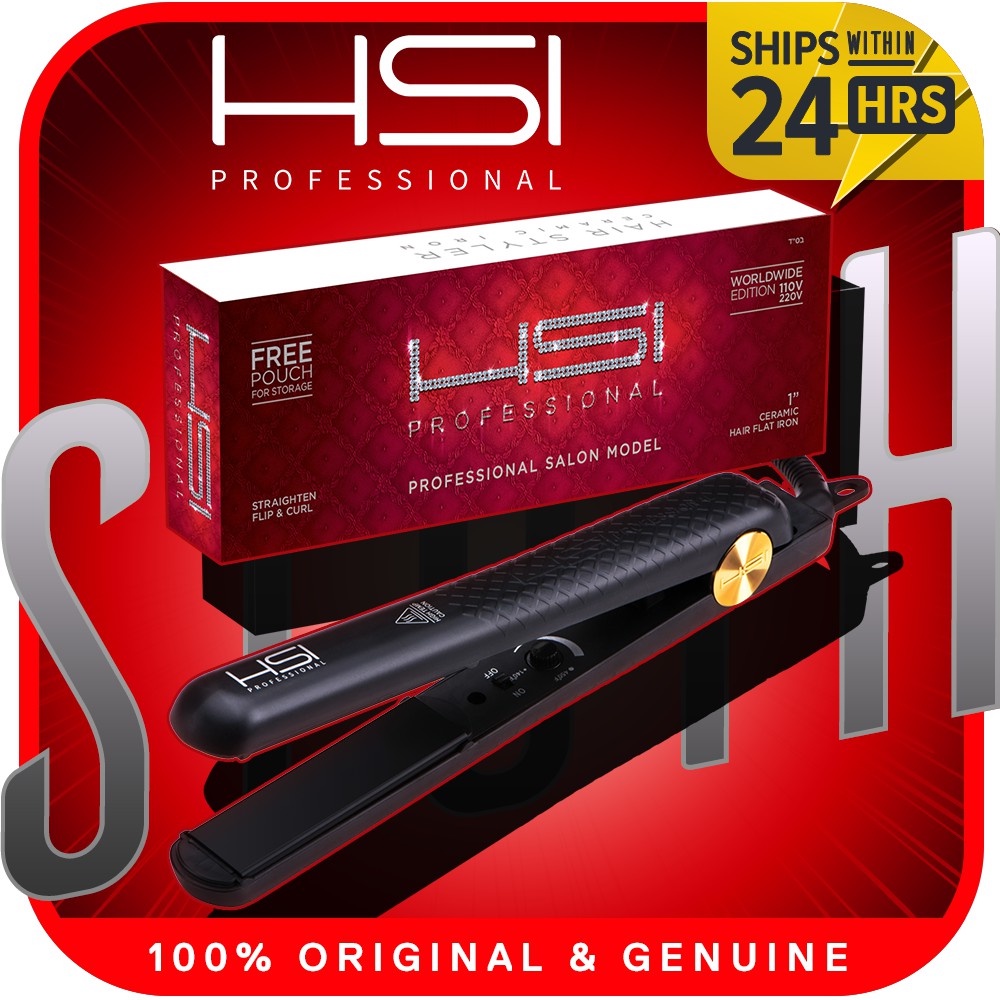 Hsi professional ceramic tourmaline ionic flat iron outlet hair