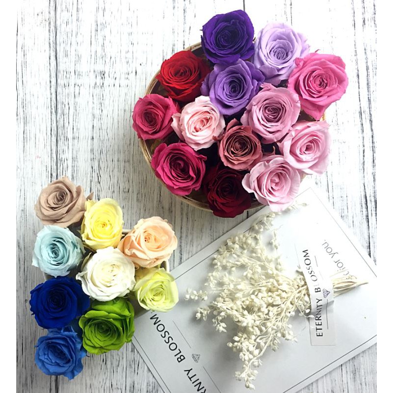 Preserved Eternal Everlasting Roses made from Real Roses Imported *Proven  to be same as Real 🌹Valentine [Ready Stock]