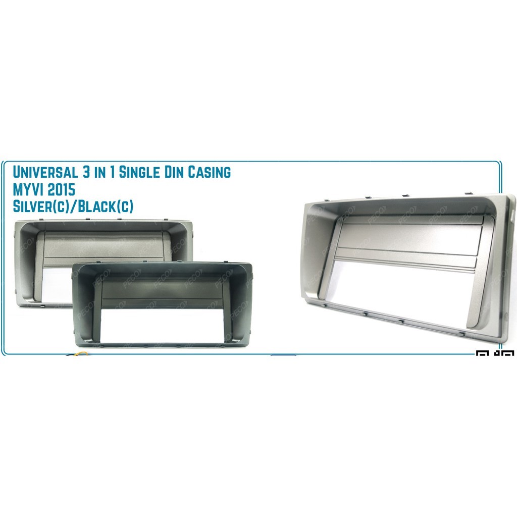 MYVI 2015Y AND UNIVERSAL 3 IN 1 SINGLE DIN CASING | Shopee Malaysia