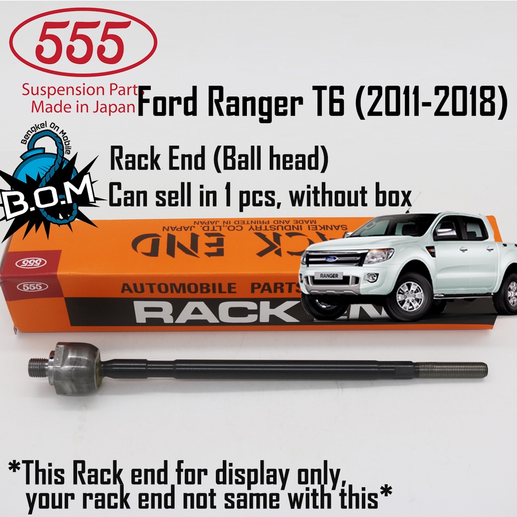 [555 Made in Japan] Rack End, Steering Rack, Ford Ranger T6 (2012-2019 ...