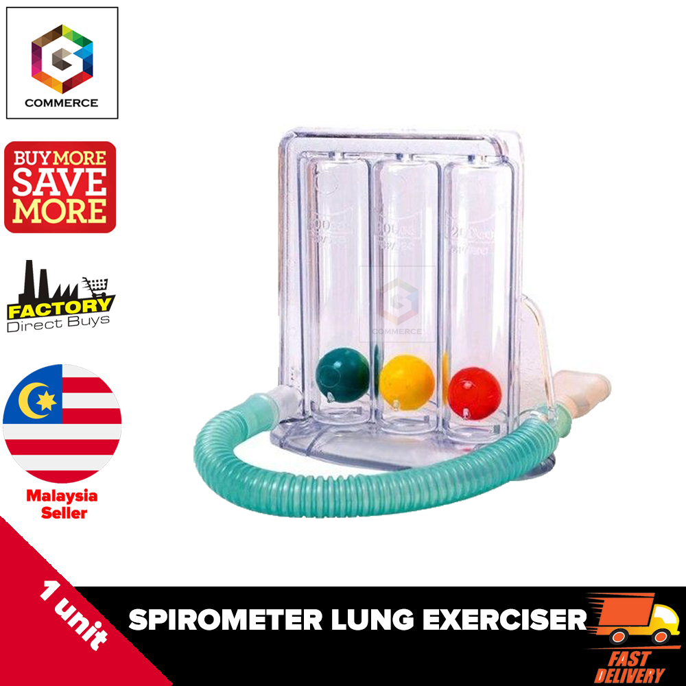 Spirometer Lung Exerciser Breathing [ KKM MDA Approved ] | Shopee Malaysia