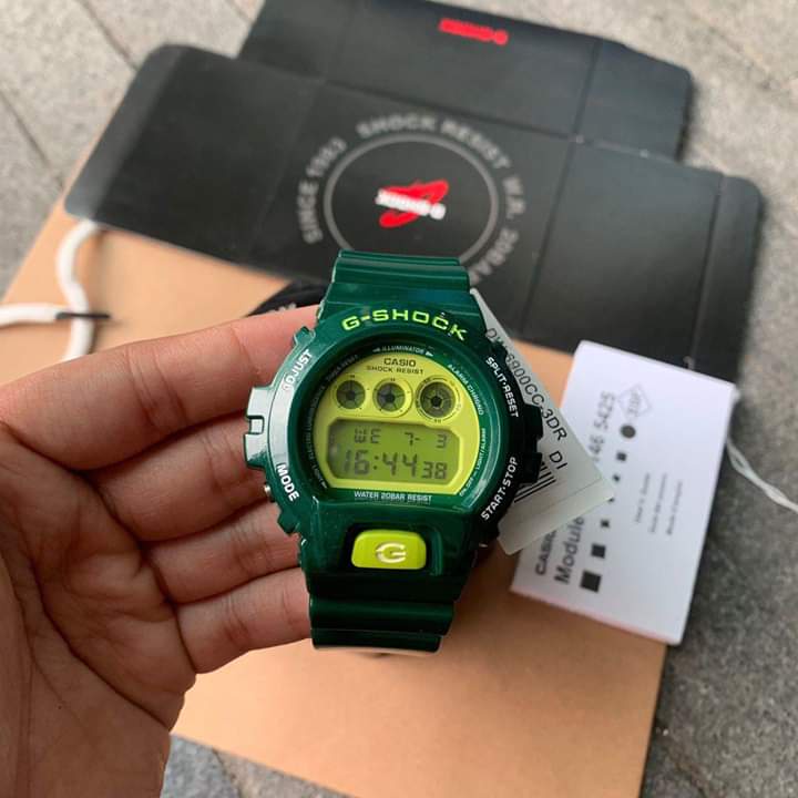 G SHOCK COPY ORI 1 1 DW6900 CC3 GREEN HULK COPY ORIGINAL 1 1