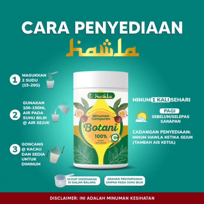 HAWLA - BOTANI (husna) | Shopee Malaysia