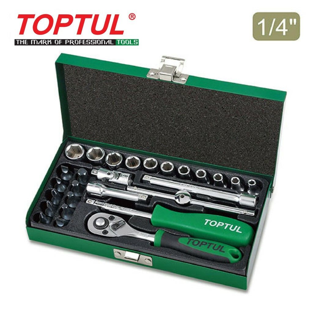 TOPTUL 27PCS 1/4