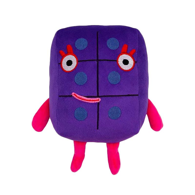 36cm Cartoon Numberblocks Plush Doll Educational Stuffed Toys Number