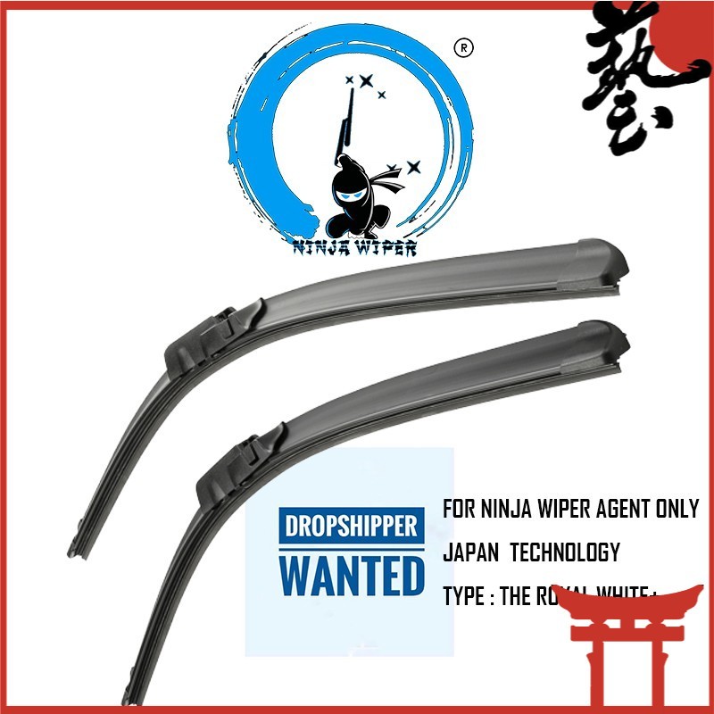 🎌Japan Technology🎌Rubber Boneless Car Wiper Perodua Proton Toyota Honda ...