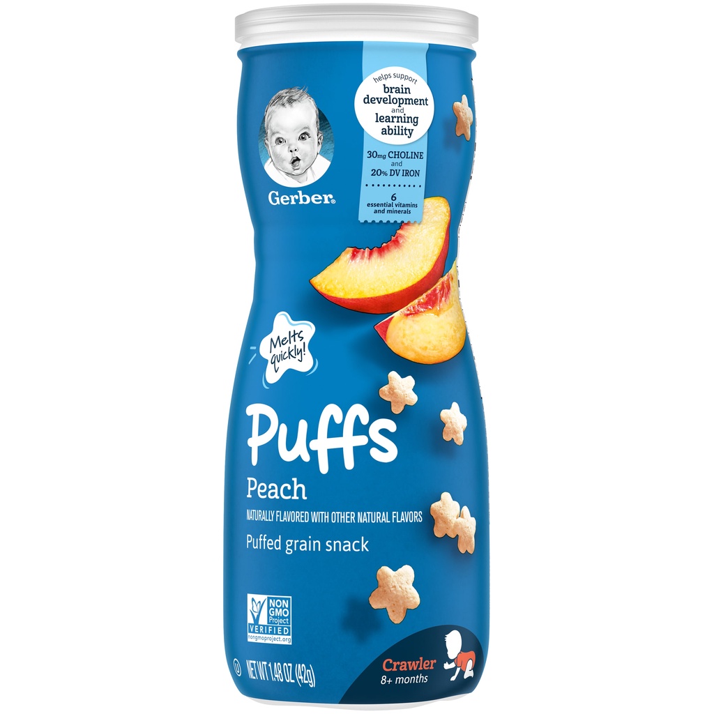 (READY STOCK) GERBER Puffs, 42g, 8+ Months | Shopee Malaysia