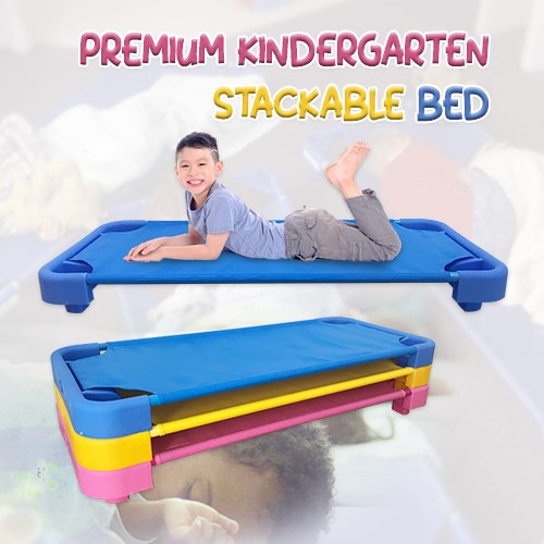 PREMIUM QUALITY DIY 138 CM STACKABLE BED NURSERY BED KINDERGARTEN