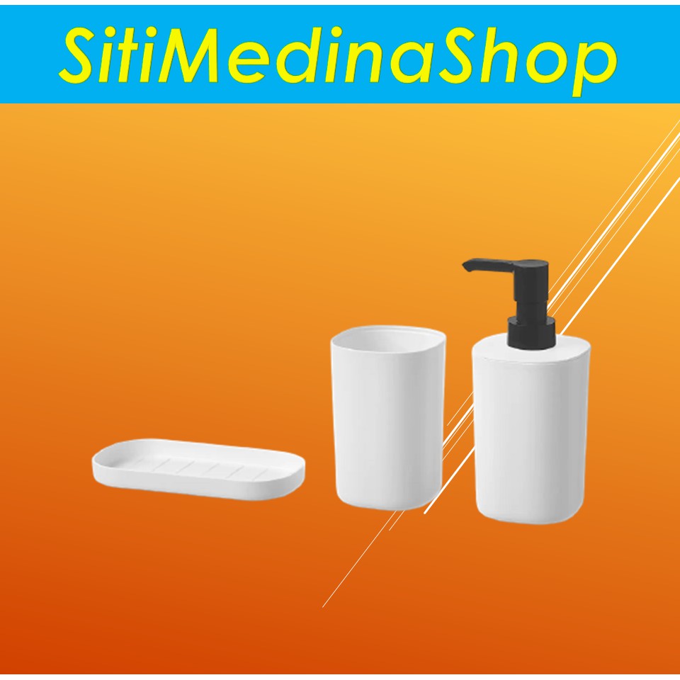 STORAVAN 3Piece bathroom set (IKEA) Shopee Malaysia
