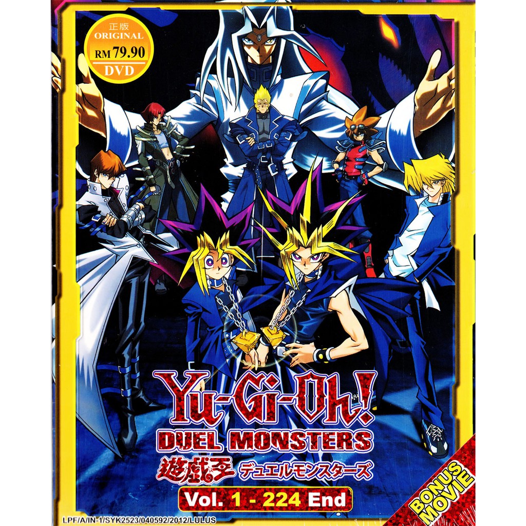 ANIME DVD~YU GI OH! DUEL MONSTER VOL.1-224 END + BONUS MOVIE | Shopee  Malaysia