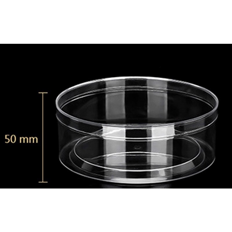 DFC #025 BEKAS BISKUT RAYA/Round Dessert plastic box container | Shopee ...