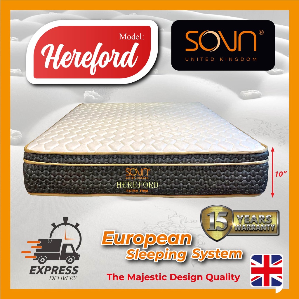 SOVN HEREFORD MICRO POSTURE SPRING QUEEN MATTRESS (QUEEN SIZE BED ...