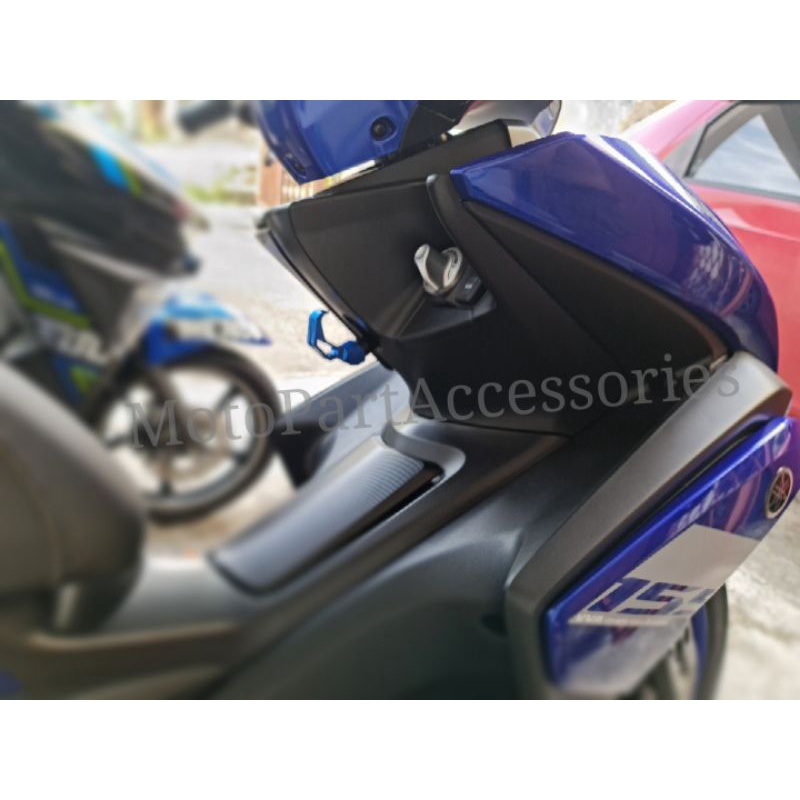 HELMET HOOK YAMAHA NVX155 NVX AEROX155 NMAX155 CNC Motorcycle Luggage ...