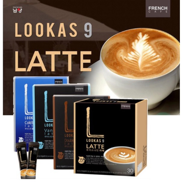 [LOOKAS 9] LATTE 30T/Double Shot Latte/Vanilla Latte/Instant Coffee ...