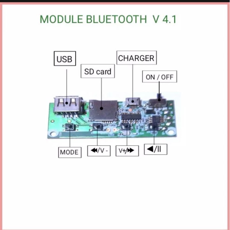 MESIN Bluetooth mp3 module kit + fm radio/pcb drive speaker bluetooth ...