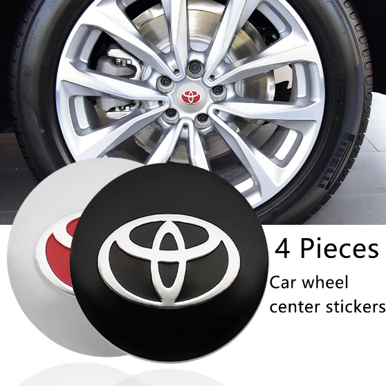 Night knight 4pcs 56mm Toyota TRD VXR Car Wheel Center Hub Cap Sticker ...