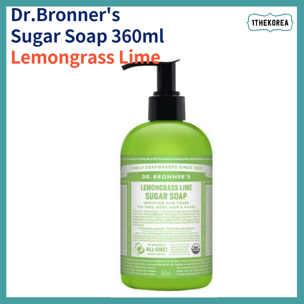 Dr.Bronner's Sugar Soap 360ml Shopee Malaysia