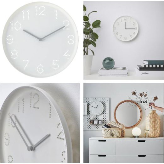 TROMMA Wall clock , white | Shopee Malaysia