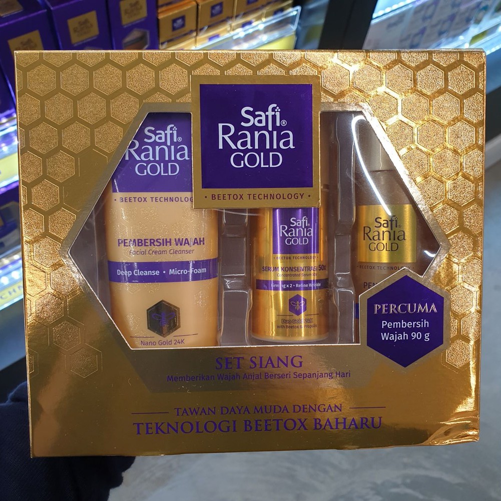 Safi Rania Gold Set Siang (Day set - 3 items) | Shopee Malaysia