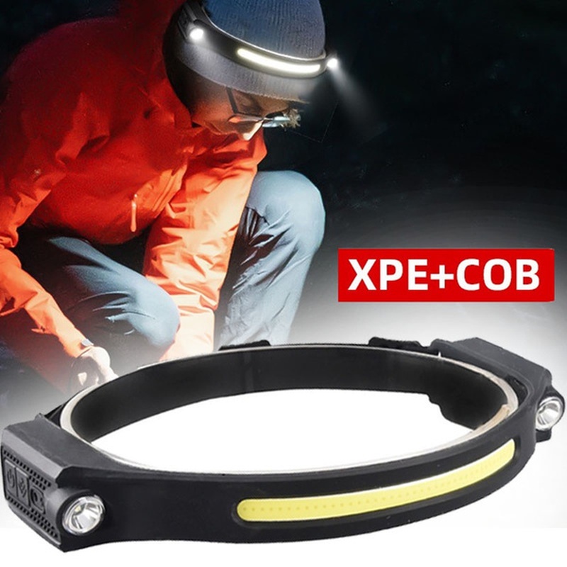 USB Charging COB Dual Light Source Night Running Headlamp/ Outdoor ...
