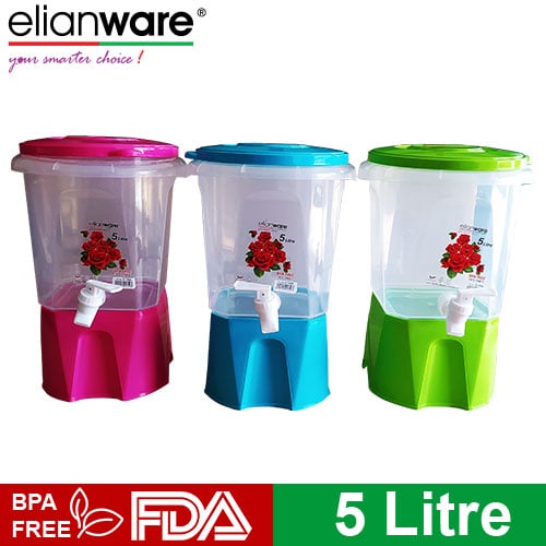 Elianware 5Ltr Flower Water Dispenser E1505 Not For Hot Water BPA FREE