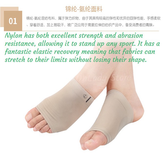 Arch Support Brace Insole for Flat Foot Orthotic Plantar Fasciitis