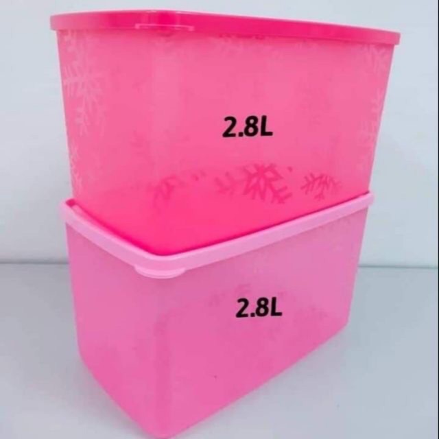 Tupperware double square round 2 pcs | Shopee Malaysia