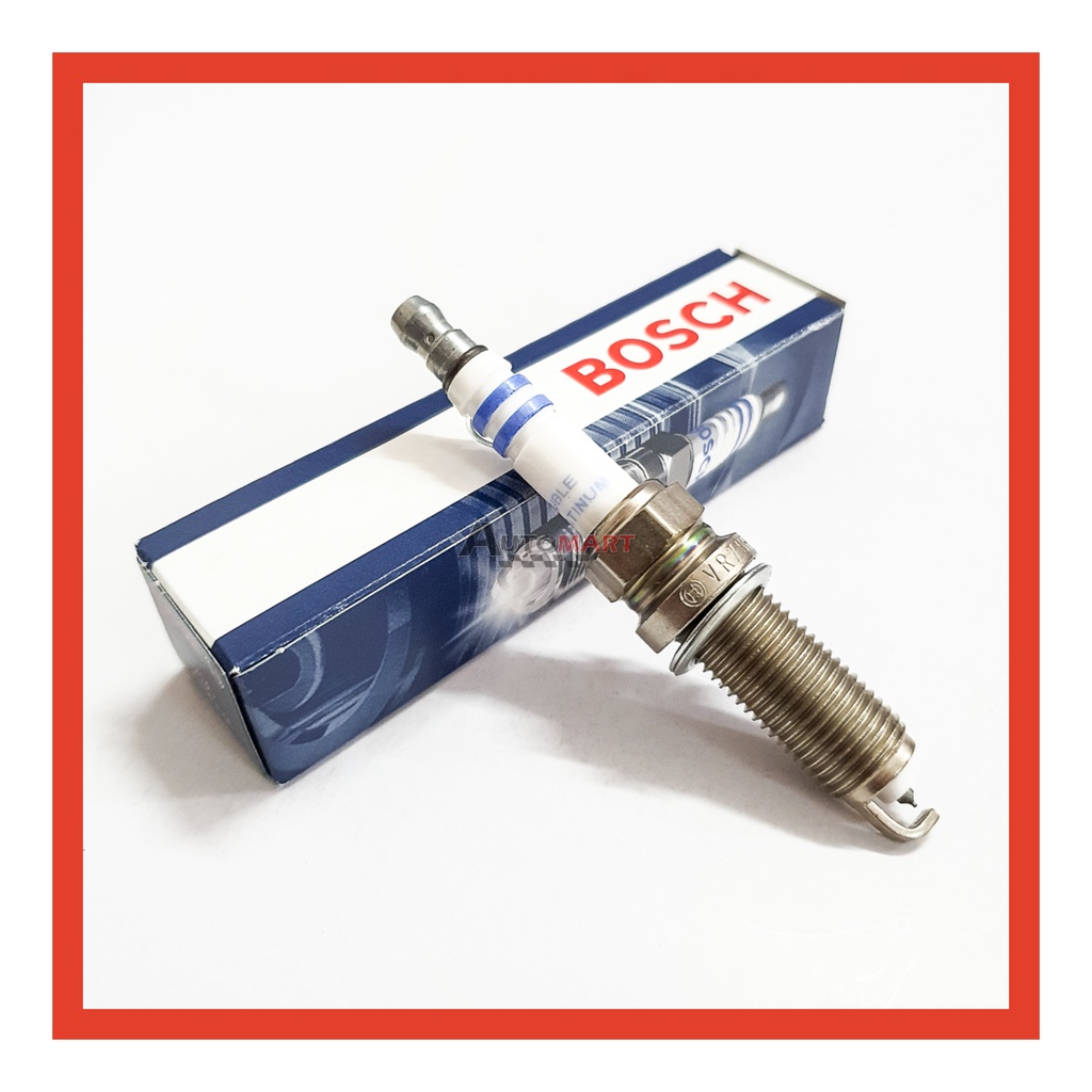 ORIGINAL BOSCH DOUBLE PLATINUM SPARK PLUG VR7SPP33 PROTON EXORA TURBO ...
