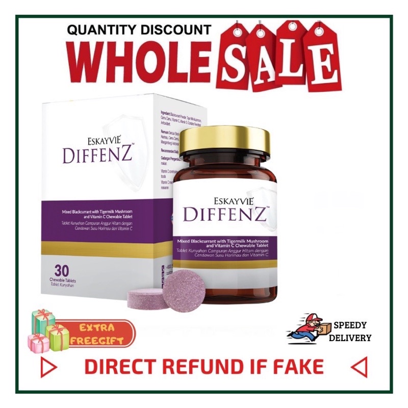 RM50 SEBOTOL - DUA BOTOL DIFFENZ ESKAYVIE VITAMIN C PAK NIL | Shopee ...