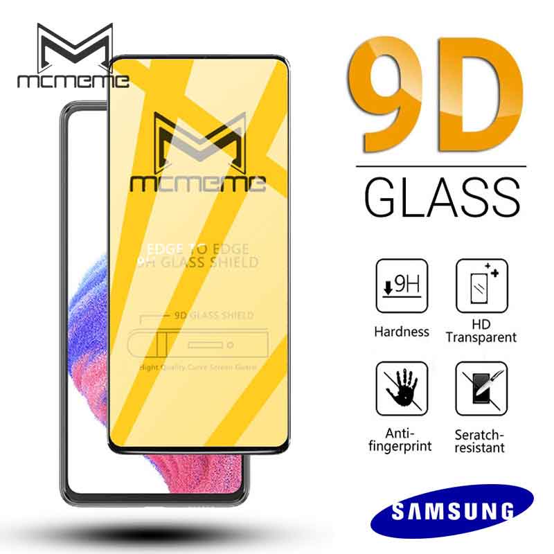 9D Full Coverage Tempered Glass Screen Protector For Samsung Galaxy A55 ...