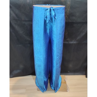 Women Pants Wrap Around Thai Silk Palazzo Pant[Free Size]