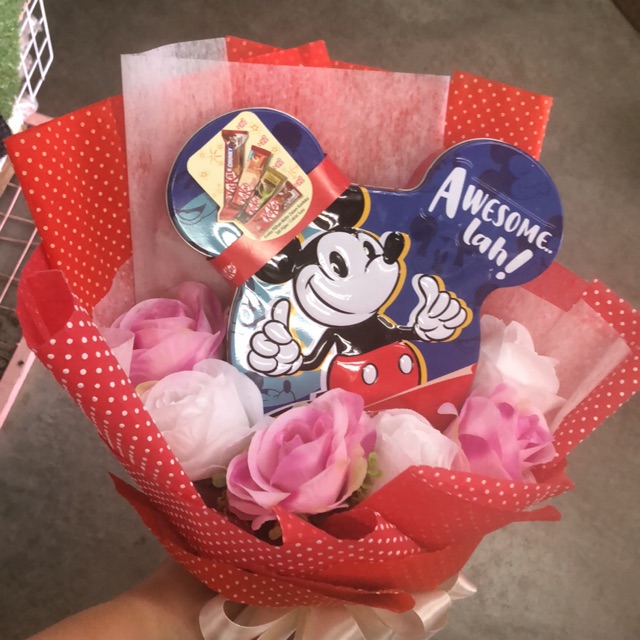Mickey flower bouquet Shopee Malaysia