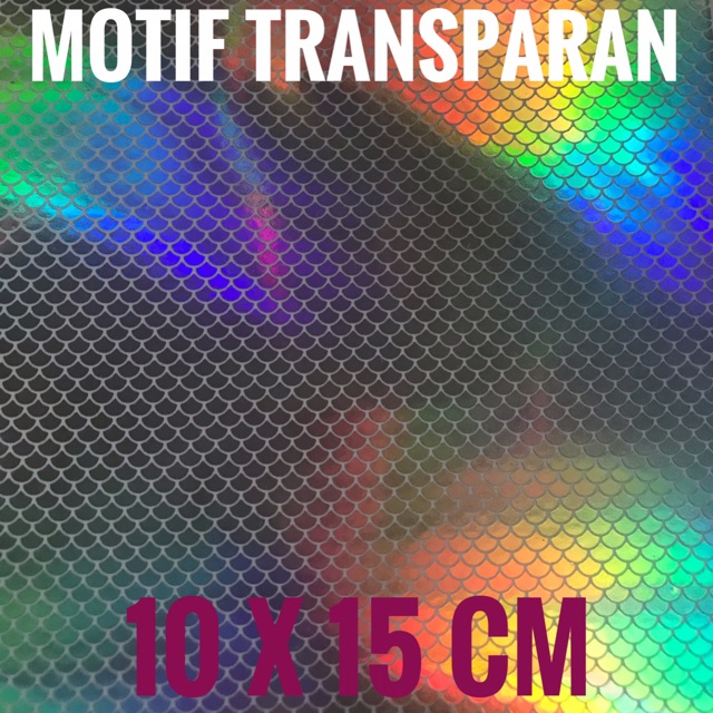 Holographic Transparent Scales Stickers | Shopee Malaysia