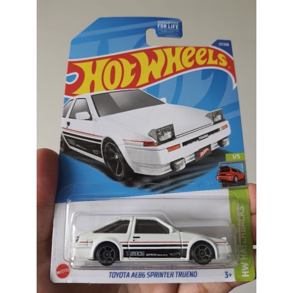 Hot Wheels Toyota AE86 Sprinter Trueno - White Boulevard #18