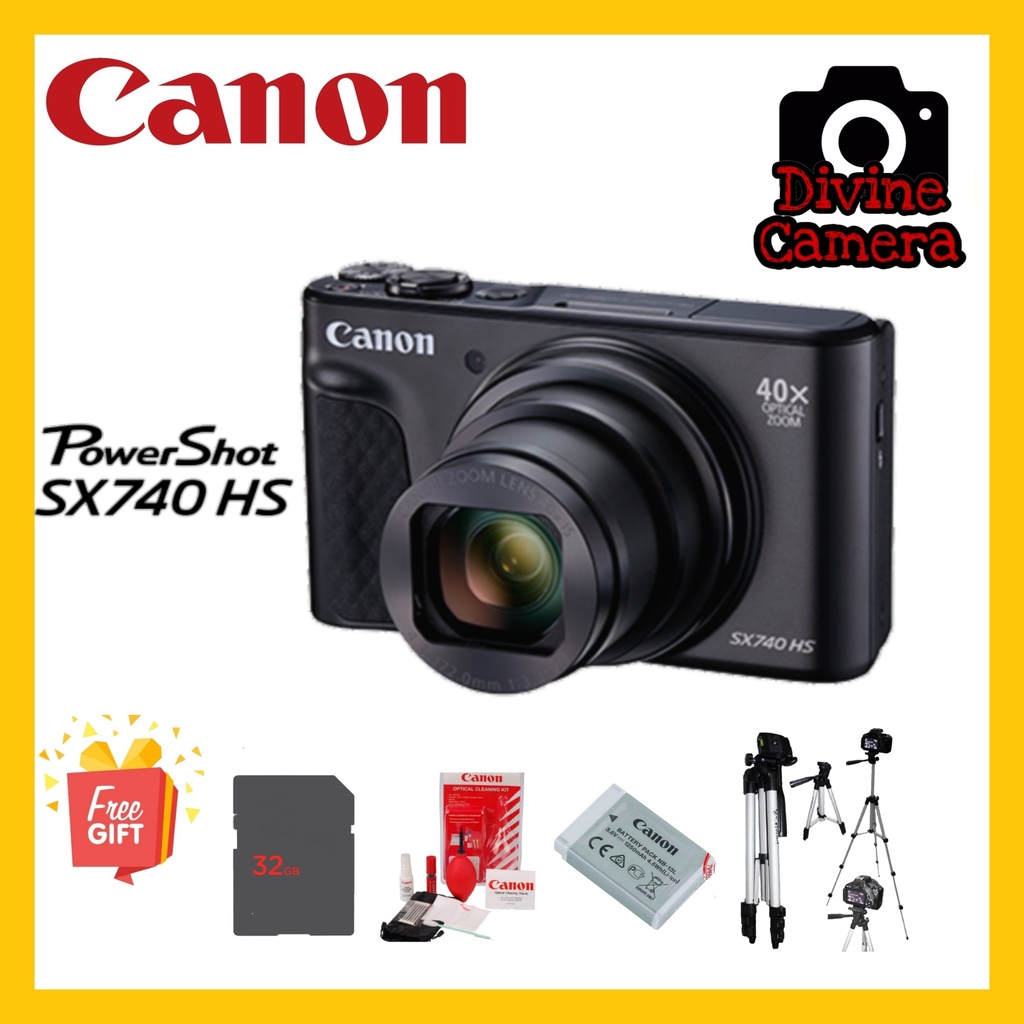 Canon PowerShot SX POWERSHOT SX740 HS BK | 203.124.44.5