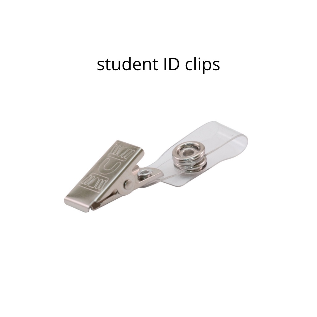 Metal ID Name Tag Clip ( 20 pcs /50pcs) | Name card clip klip nama ...